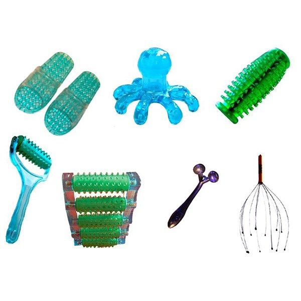 ست ماساژور تن زیب هشت پا ، دستی مدل Massager Box